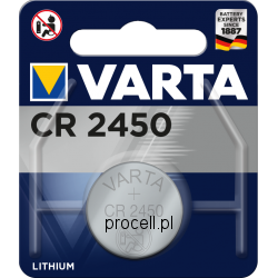 VARTA CR 2450 3V BL1